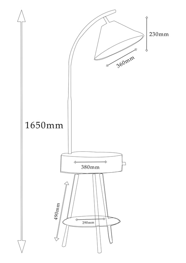 AMBIENT AURA FLOOR GLOW LAMP