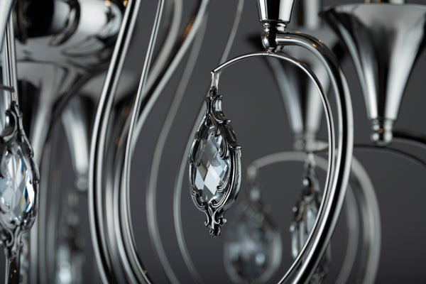 THE CHALICE- B 8LIGHT CHANDELIER