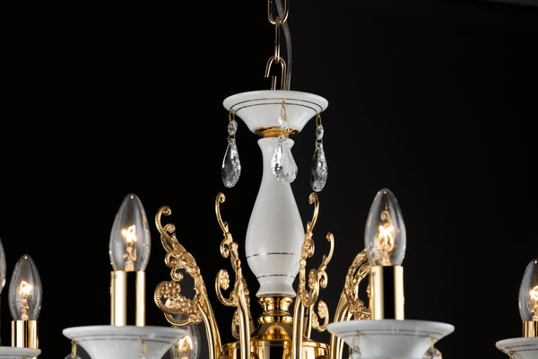THE BYZANTINE 8LIGHT CHANDELIER