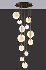LUXE MARBLE CASCADE CHANDELIER