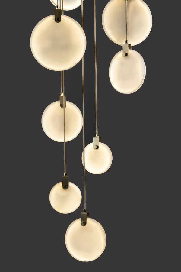 LUXE MARBLE CASCADE CHANDELIER