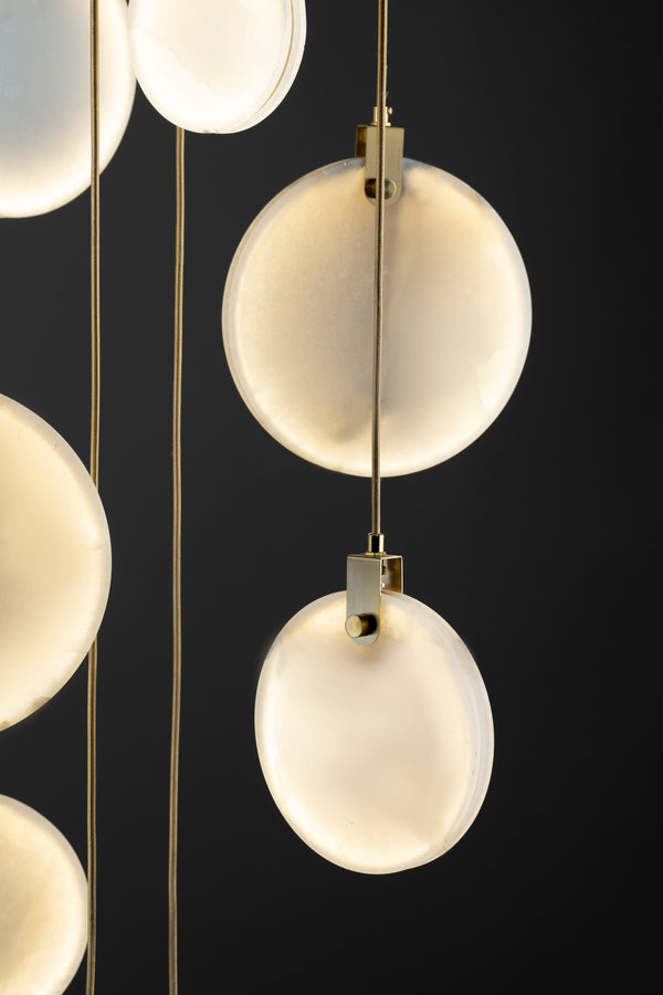 LUXE MARBLE CASCADE CHANDELIER