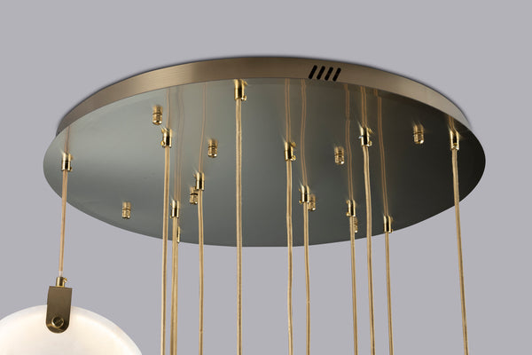 LUXE MARBLE CASCADE CHANDELIER