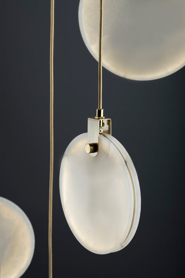 LUXE MARBLE CASCADE CHANDELIER