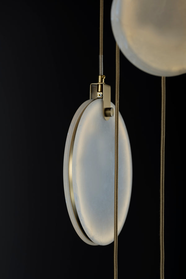 LUXE MARBLE CASCADE CHANDELIER