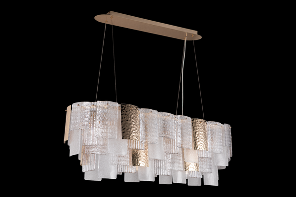 Opulent Glow Chandelier-A