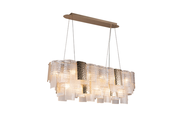 Opulent Glow Chandelier-A