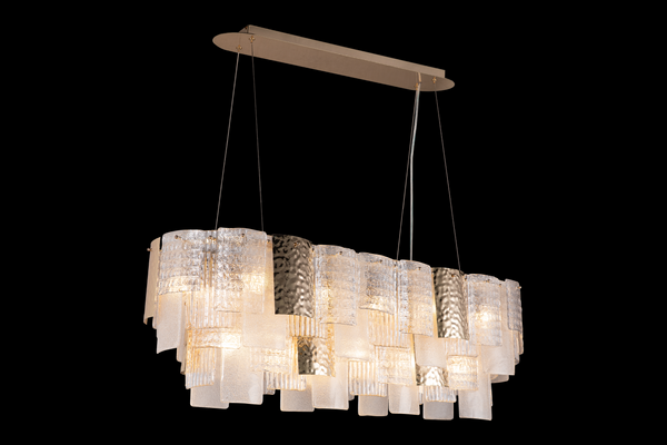 Opulent Glow Chandelier-A