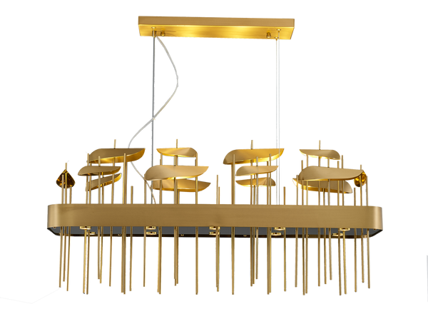 GOLDILOCKS AND THE MANY RINGS CHANDELIER