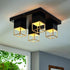 SQUARES OF SYMMETRY -A CEILING LIGHT