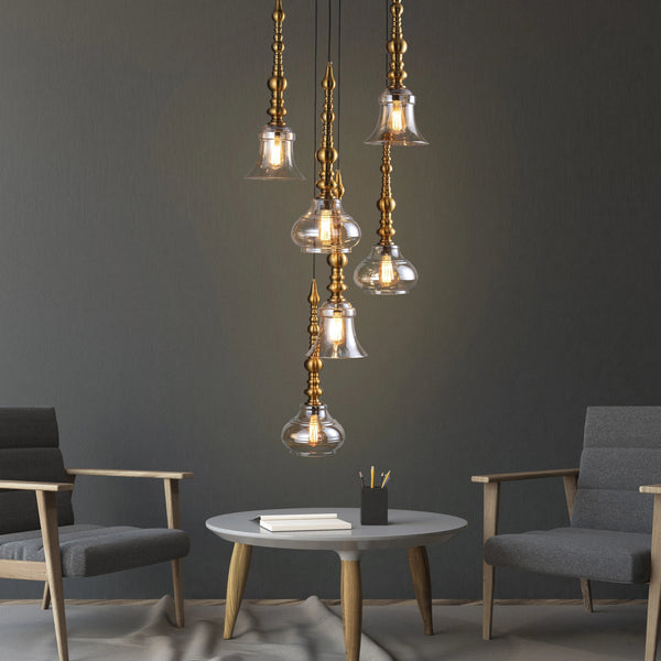 INVERTED PARADISE CHANDELIER