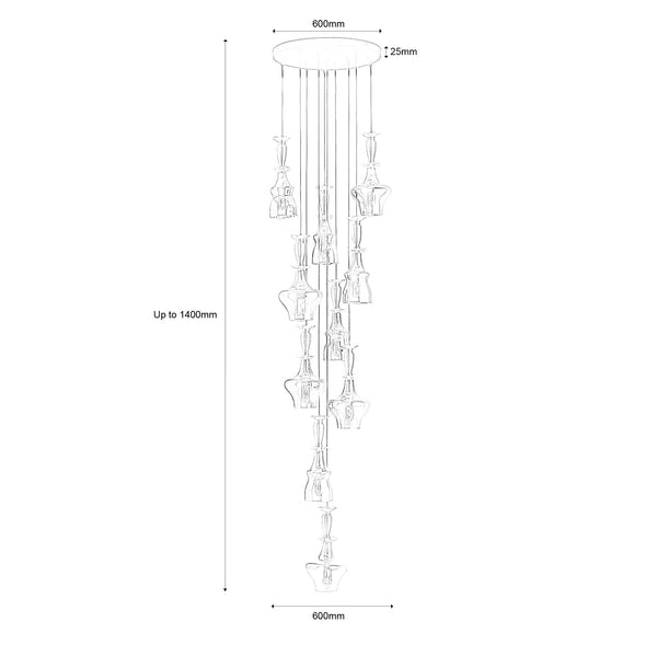 SOULMATE DE ELECTRA CHANDELIER