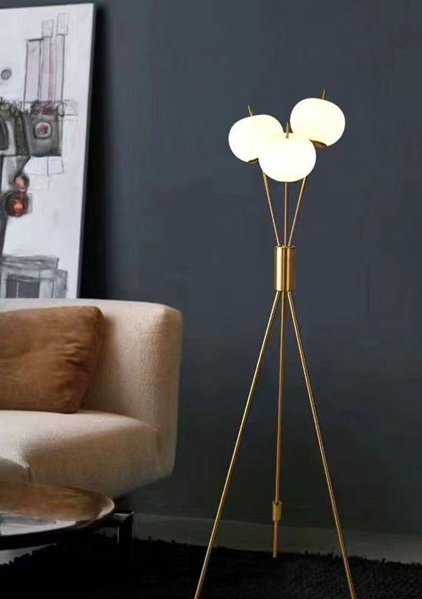 THE GORGEOUS GLISTER PEDESTAL FLOOR LAMP