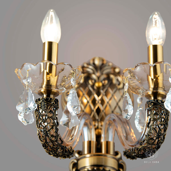 FLAMES OF FINESSE-D WALL LIGHT