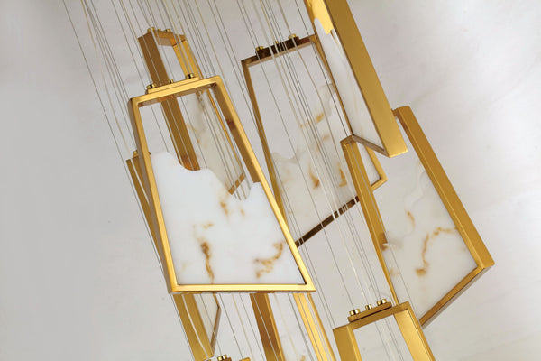 THE GOLDEN TWIST CHANDELIER