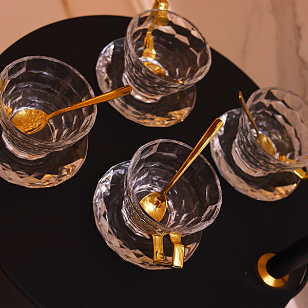 The Aureate Crystal Tea Set