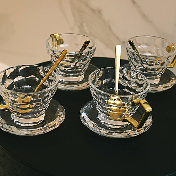 The Aureate Crystal Tea Set