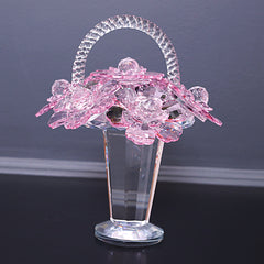 The Blushing Crystal Blossom Basket