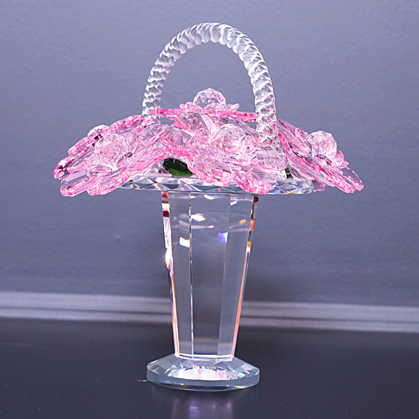 The Blushing Crystal Blossom Basket