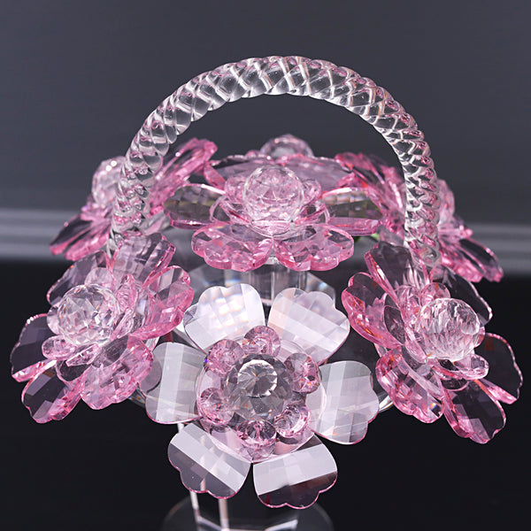 The Blushing Crystal Blossom Basket