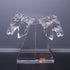 The Majestic Crystal Horse Bookends