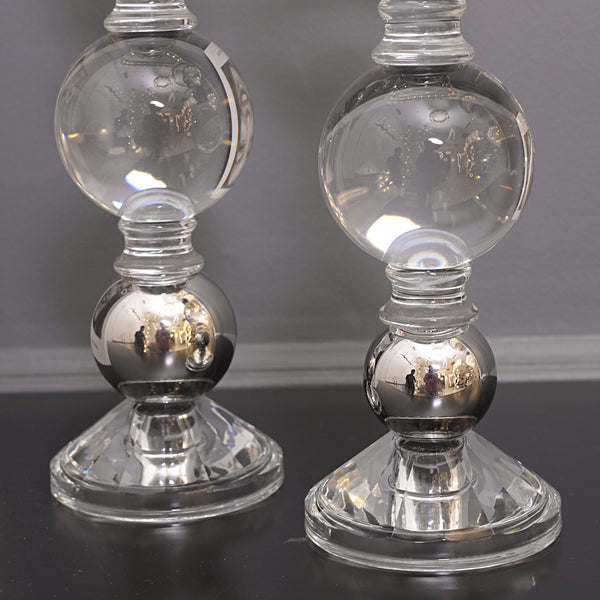 The Majestic Crystal Duo Candle Holders