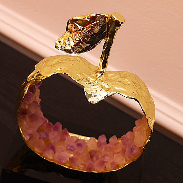 The Gilded Crystal Apple