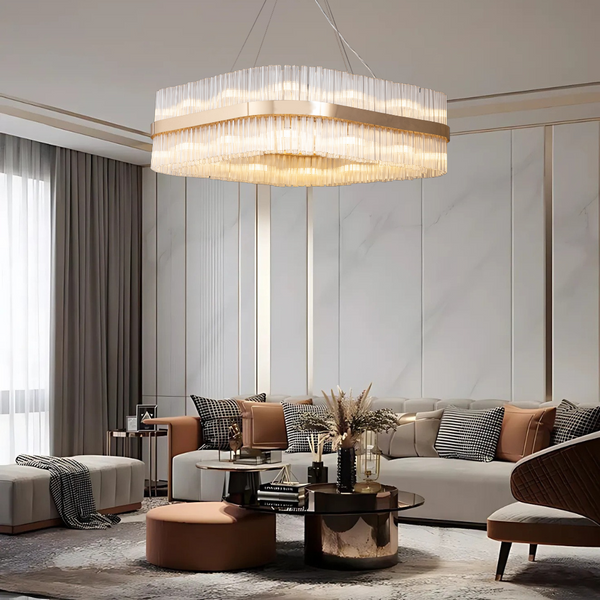 Luminous Luxe Chandelier-A