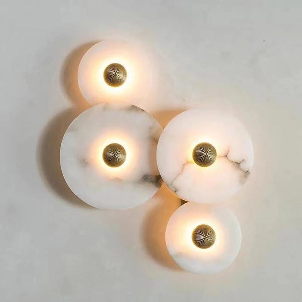 LUXE MARBLE CASCADE WALL LIGHT-A