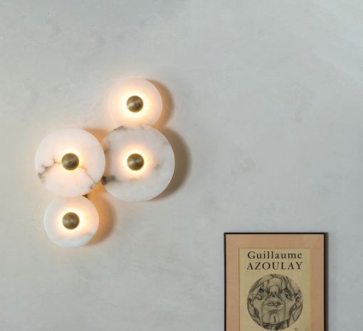 LUXE MARBLE CASCADE WALL LIGHT-A