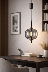 A VELOUR GLOW PENDANT - A