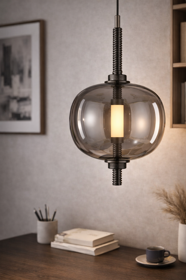 A VELOUR GLOW PENDANT - A