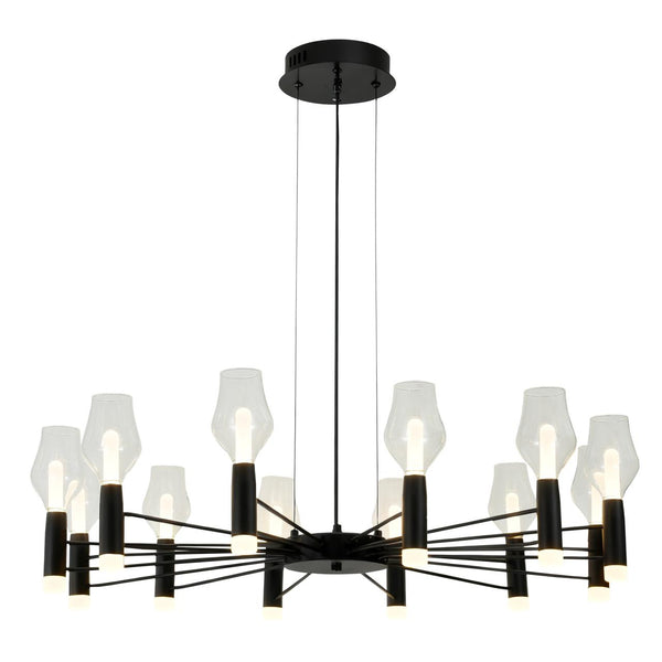 Noir Halo Chandelier- A