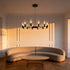 Noir Halo Chandelier- A