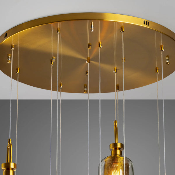 THE ASSYMETRICAL ILLUSION CHANDELIER