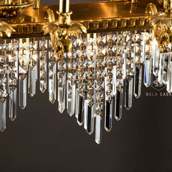 WIZARD OF AGLOW-C CLASSICAL CRYSTAL DINNING CHANDELIER